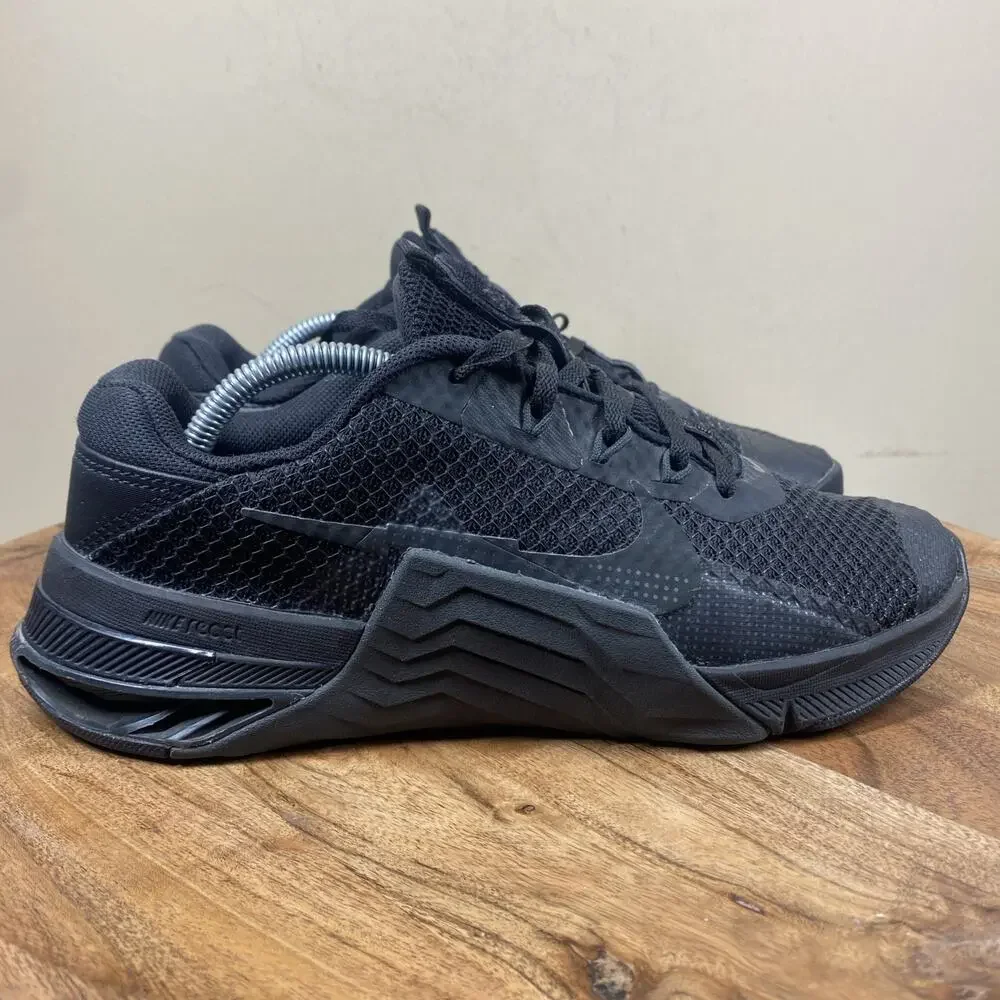 Nike Metcon 7 Black Anthracite Mens Triple Black Size 7 Gym Shoes CZ8281-001